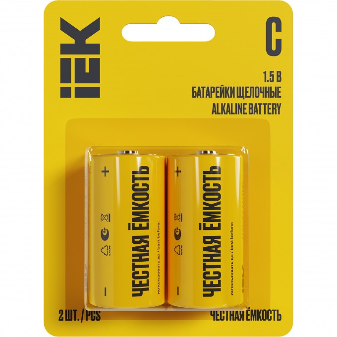 Батарейка щелочая IEK Alkaline Optima LR14/C (2шт/блистер) ABT-LR14-OP-L02 Батарейка щелочая IEK Alkaline Optima LR14/C (2шт/блистер) ABT-LR14-OP-L02
