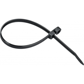 Хомут IEK UHH12-D048-300-100-K02 4.8х300мм P6.6 с винтовым креплением черный (уп.100шт)