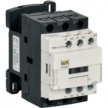 Контактор IEK КМИ-А-11212 LC1D 12А кат. 230В AC 1НО+1НЗ AC-3 IEK AR-ACC-11-012-230-11 Контактор IEK КМИ-А-11212 LC1D 12А кат. 230В AC 1НО+1НЗ AC-3 IEK AR-ACC-11-012-230-11