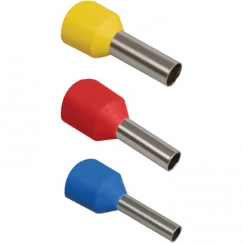 Наконечник-гильза IEK Е 1,0-12 1мм2 темно-красный (20шт/упаковка)