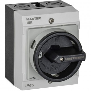 Переключатель кулачковый IEK MI-CS21-010-090 10А (сх. 90) в боксе закрытая рукоятка