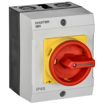 Переключатель кулачковый IEK MI-CS22-040-010 40А (сх. 10) в боксе закрытая рукоятка