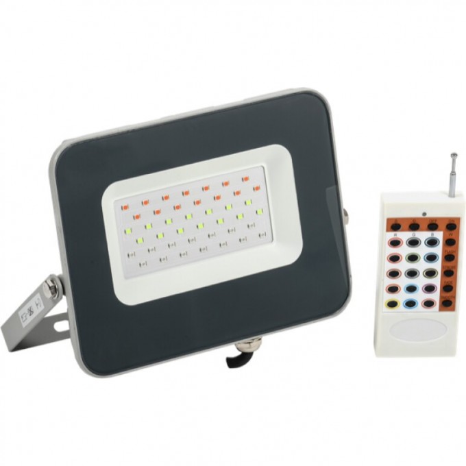 Прожектор светодиодный IEK СДО 07-30RGB multicolor IP65 серый - LPDO7RGB-01-30-K03