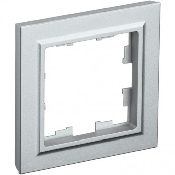 Рамка 1-местная IEK BRITE РУ-1-БрА алюминий - BR-M12-K47 Рамка 1-местная IEK BRITE РУ-1-БрА алюминий - BR-M12-K47