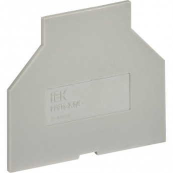 Разделитель IEK для CTS малый 2,5/4мм2 серый Разделитель IEK для CTS малый 2,5/4мм2 серый