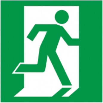 Самоклеящаяся этикетка IEK 150х150мм "Выход здесь" (правосторонний) - YPC30-150VZ-PSTR Самоклеящаяся этикетка IEK 150х150мм "Выход здесь" (правосторонний) - YPC30-150VZ-PSTR