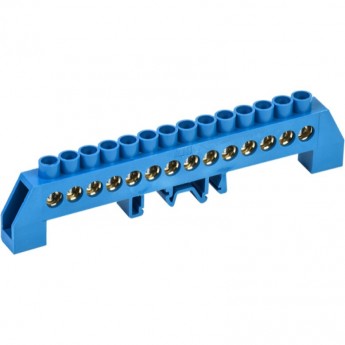 Шина N "ноль" в комбинированном DIN-изоляторе типа "Стойка" IEK ШНИ-8х12-14-КС-С - YNN10-812-14DP-K07